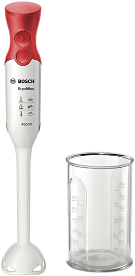 Picture of Bosch MSM64010 blender Immersion blender 450 W Red, White