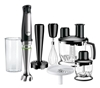 Picture of BRAUN Hand Blender MQ 7087X, 1000W, 1.5L Food processor bowl, ActiveBlade, SmartSpeed, Inox/Black