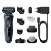 Изображение Braun | Shaver | 51-B4650cs | Operating time (max) 50 min | Wet & Dry | Black/Blue