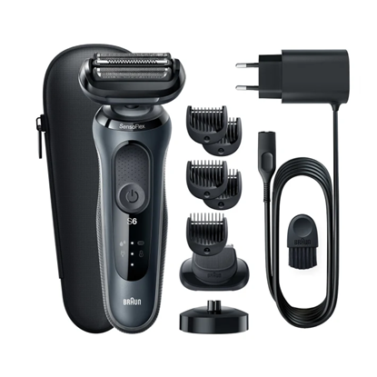 Изображение Braun | Shaver | 61-N4500cs | Operating time (max) 50 min | Wet & Dry | Black