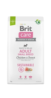 Attēls no BRIT Care Dog Sustainable Adult Small Breed Chicken & Insect - dry dog food - 7 kg