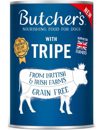 Picture of BUTCHER'S Original Tripe Mix Rumen Pate - wet dog food - 1200g