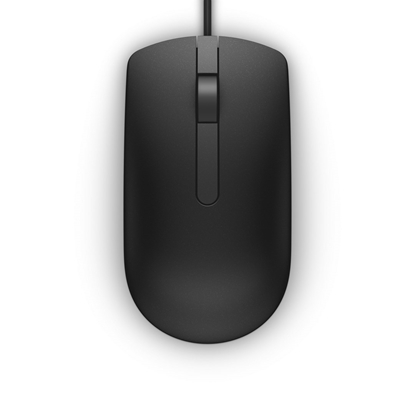 Изображение DELL MS116 mouse Ambidextrous USB Type-A Optical 1000 DPI