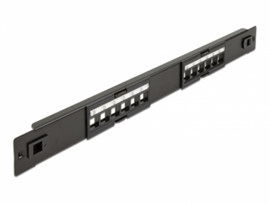 Picture of Delock 19″ Keystone Patch Panel 12 Port tool free
