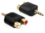 Attēls no Delock Adapter Audio Stereo plug 3.5 mm 3 pin  2 x RCA jack