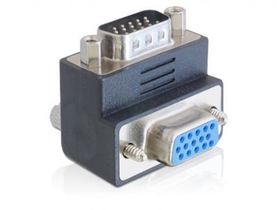 Picture of Delock Adapter VGA male  female 270 angled