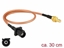 Picture of Delock Antenna Cable FAKRA A plug > SMB plug RG-316 30 cm