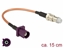 Изображение Delock Antenna Cable FAKRA D plug > FME jack RG-316 15 cm