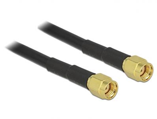 Изображение Delock Antenna cable RP-SMA plug  RP-SMA plug LMR195 5 m