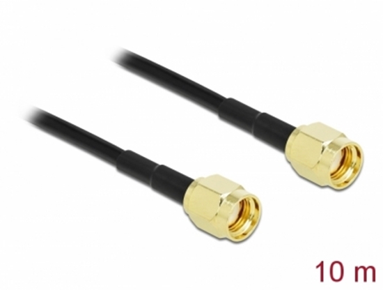 Изображение Delock Antenna Cable RP-SMA plug to RP-SMA plug LMR/CFD100 10 m low loss