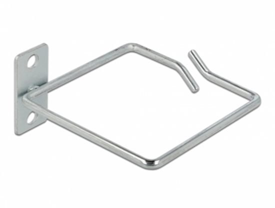 Изображение Delock Cable bracket 80 x 80 mm with laterally offset mounting plate metal