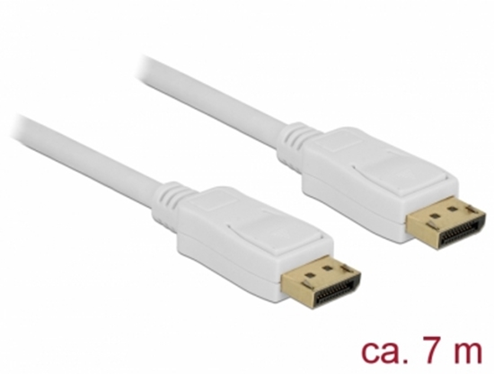 Picture of Delock Cable Displayport 1.2 male > Displayport male 4K 60 Hz 7 m