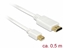 Attēls no Delock Cable mini Displayport 1.1 male > HDMI-A male 0,5 m