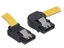 Picture of Delock Cable SATA 30cm rightup  metal yellow