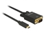 Изображение Delock Cable USB Type-C™ male > VGA male (DP Alt Mode) Full HD 1080p 3 m black