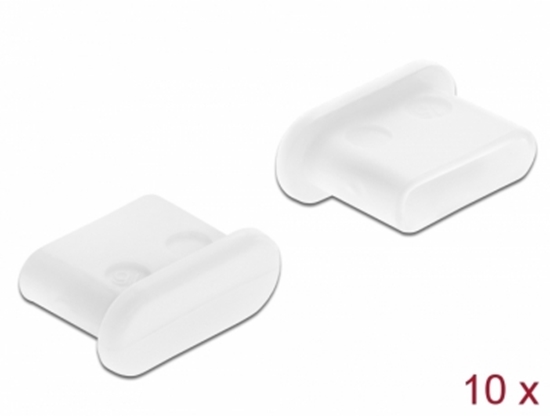 Picture of Delock Dust Cover for USB Type-C™ female without grip 10 pieces white
