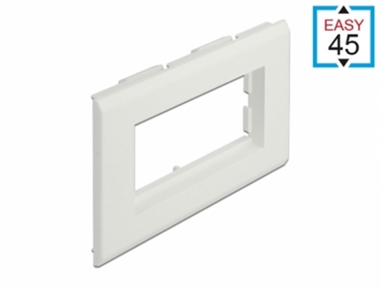 Picture of Delock Easy 45 Module Holder for installation trunking 130 x 80 mm