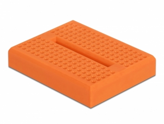 Picture of Delock Experimental Mini Breadboard 170 contacts orange