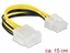 Изображение Delock Extension Cable Power supply 8 pin EPS male > female 15 cm