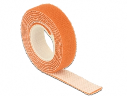 Attēls no Delock Hook-and-loop fasteners L 1 m x W 13 mm roll orange