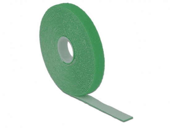 Picture of Delock Hook-and-loop fasteners L 5 m x W 13 mm roll green