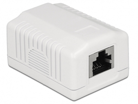 Picture of Delock Network Wall Outlet 1 Port Cat.6A LSA