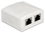 Attēls no Delock Network Wall Outlet 2 Port Cat.6A LSA