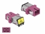 Attēls no Delock Optical Fiber Coupler with laser protection flip SC Simplex female to SC Simplex female Multi-mode violet