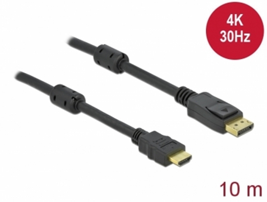 Изображение Delock Passive DisplayPort 1.2 to HDMI Cable 4K 30 Hz 10 m