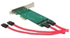 Picture of Delock PCI Express Card to 2 x internal M.2 Key B 110 mm - Low Profile Form Factor