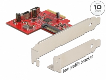 Picture of Delock PCI Express Card to 2 x internal USB 3.2 Gen 2 key A 20 pin female