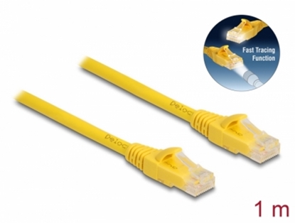 Изображение Delock RJ45 Cable Cat.6A U/UTP Fast Tracing 1 m