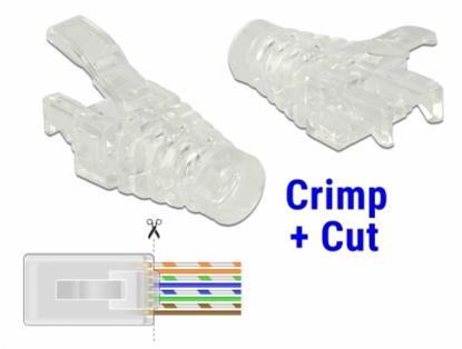 Изображение Delock Strain Relief Boot for RJ45 Crimp+Cut plug 20 pieces