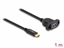 Picture of Delock SuperSpeed USB 10 Gbps (USB 3.2 Gen 2) Cable USB Type-C™ male to USB Type-A female 1 m panel-mount black