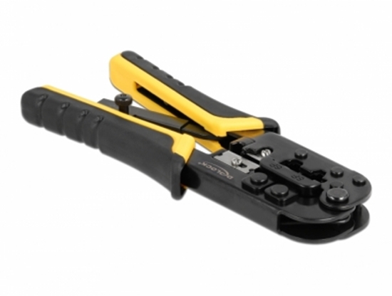 Picture of Delock Universal Crimping Tool with wire stripper for 8P (RJ45) or 6P (RJ12/11) plugs