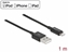 Attēls no Delock USB data and power cable for iPhone™, iPad™, iPod™ black 1 m