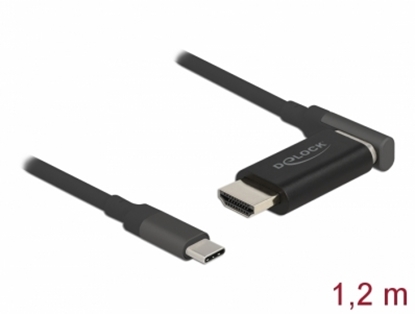 Attēls no Delock USB Type-C™ to HDMI Adapter Cable 4K 60 Hz magnetic 1.20 m