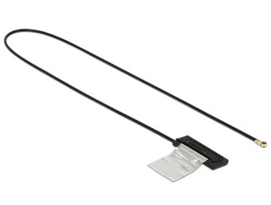 Picture of Delock WLAN Antenna MHF IV HSC MXHP32 Compatible Plug 802.11 acahbgn CCD 1 dBi 250 mm internal