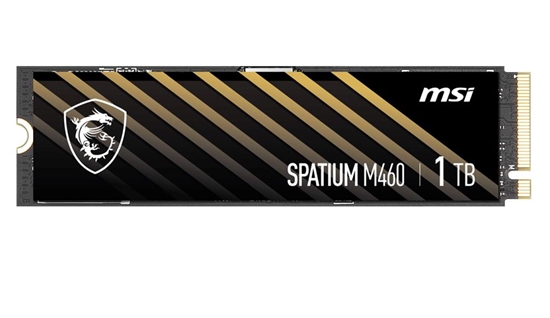 Picture of MSI SPATIUM M460 PCIe 4.0 NVMe M.2 1 TB PCI Express 4.0 3D NAND