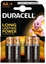 Изображение Duracell AA MN1500 Alkaline LR6 1.5V Batteries 4pcs