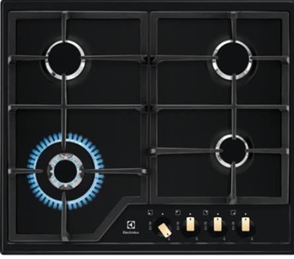 Attēls no Electrolux EGS6436RK Black Built-in Gas 4 zone(s)