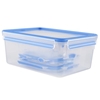 Picture of Emsa Food Clip&Close 508568 5 pcs. Set transparent/blue