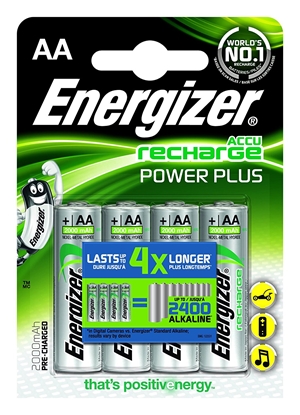 Attēls no Energizer | AA/HR6 | 2000 mAh | Rechargeable Accu Power Plus Ni-MH | 4 pc(s)