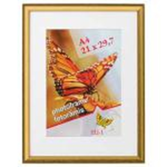 Изображение Fotorāmis 21x30cm AURA zelta plastika