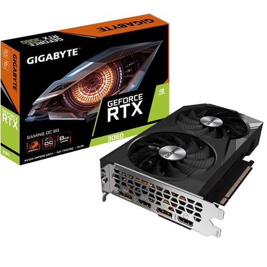 Picture of Gigabyte GeForce RTX 3060 OC NVIDIA 8 GB GDDR6