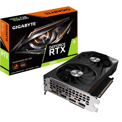 Изображение Videokarte Gigabyte GeForce RTX 3060 12GB WindForce OC