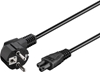 Picture of Goobay | Power supply cord (CEE/7/7 to mickey), angled | 68004 | Black