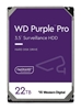 Изображение HDD|WESTERN DIGITAL|Purple Pro|22TB|SATA|512 MB|7200 rpm|3,5"|WD221PURP