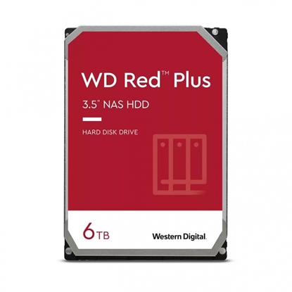 Attēls no WD Red Plus 6TB SATA 6Gb/s 3.5inch HDD