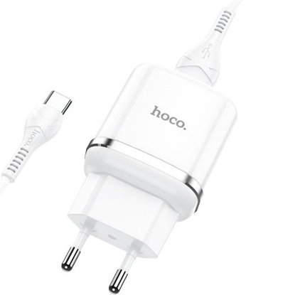 Attēls no Hoco N3 USB charger QC3.0 3A + Type C cable 1m